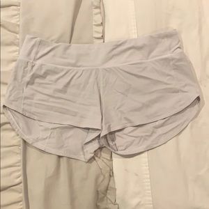 white lululemon shorts size 8